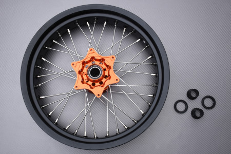 Par de Llantas Delantera y Trasera 17'' / 17'' Supermoto KTM SMR / SXF / SX 125 / 250 / 350 / 450 2013 - 2014