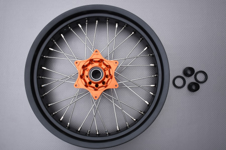 Par de Llantas Delantera y Trasera 17'' / 17'' Supermotard KTM SXF / SX 125 / 250 / 350 / 450 2023 - 2024