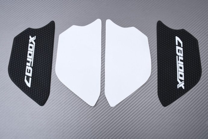 Coppia Protezioni laterali antiscivolo serbatoio HONDA CB 500 X / CB 400 X 2019 - 2023 Coppia Protezioni laterali antiscivolo serbatoio HONDA CB 500 X / CB 400 X 2019 - 2023