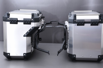 Pareja de Maletas laterales 110L en aluminio + kits de fijaciones específicas BMW F750GS / F850GS / ADVENTURE 2018 - 2021
