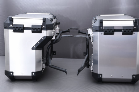 Paire de Valises latérales 110L en aluminium + kits de fixations spécifique BMW F750GS / F850GS / ADVENTURE 2018 - 2021
