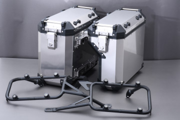 Paire de Valises latérales 78L en aluminium + kits de fixations spécifique BMW F750GS / F850GS / ADVENTURE 2018 - 2021