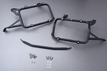 Pareja de Maletas laterales 110L en aluminio + kits de fijaciones específicas BMW R1200GS / R1250GS / ADVENTURE 2013 - 2023