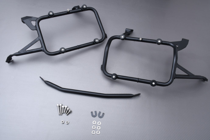 Pareja de Maletas laterales 78L en aluminio + kits de fijaciones específicas BMW R1200GS / R1250GS / ADVENTURE 2013 - 2023