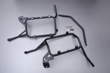 Paire de Valises latérales 110L en aluminium + kits de fixations spécifique HONDA AFRICA TWIN CRF 1000 2016 - 2017
