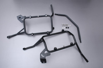 Paire de Valises latérales 78L en aluminium + kits de fixations spécifique HONDA AFRICA TWIN CRF 1000 2016 - 2017