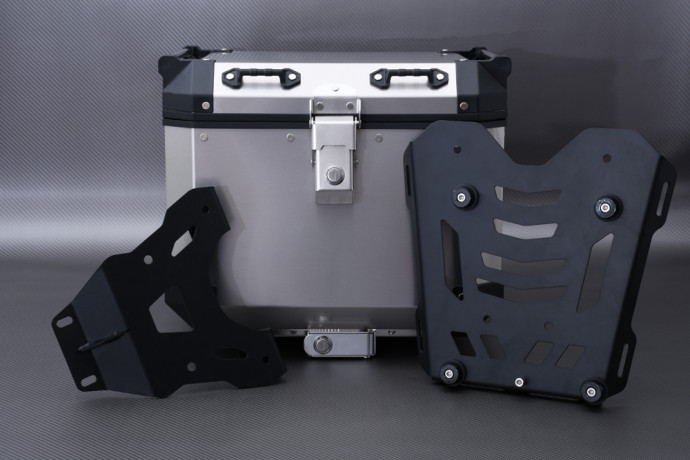 Valigia Top Case in alluminio + kit di fissaggio specifico HONDA AFRICA TWIN CRF 1000 2016 - 2019 Valigia Top Case in alluminio + kit di fissaggio specifico HONDA AFRICA TWIN CRF 1000 2016 - 2019