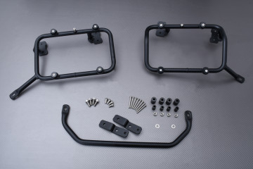 Paar Seitenkoffer 110L aus Aluminium + spezifische Befestigungskits SUZUKI VSTROM DL 650 / XT 2017 - 2024