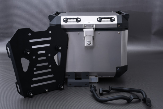 Trío de Maletas laterales 78L + Top-Case + kits de fijaciones específicas SUZUKI VSTROM DL 650 / XT 2017 - 2024