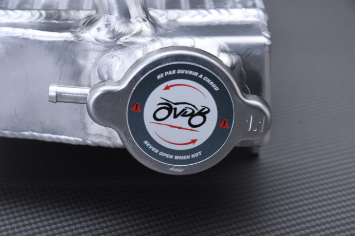 Coppia di radiatori dell'acqua da racing rinforzati AVDB KTM EXC / MXC / SX 250 / 300 / 380 1998 - 2003