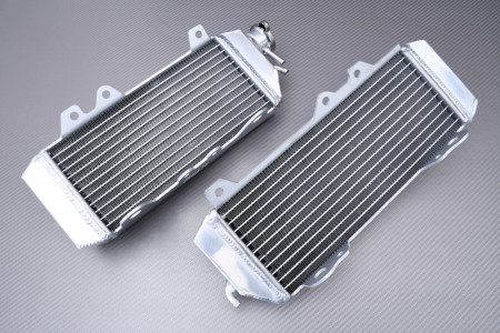 Coppia di radiatori dell'acqua da racing rinforzati AVDB KAWASAKI KXF 250 2010 - 2016