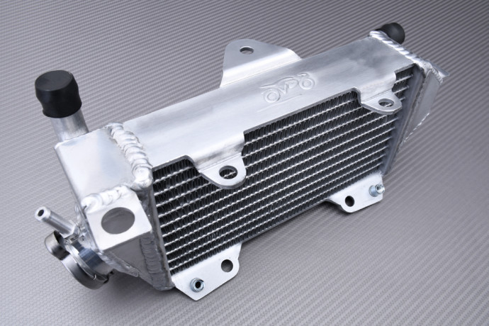 Coppia di radiatori dell'acqua da racing rinforzati AVDB KAWASAKI KX 500 1988 - 2004