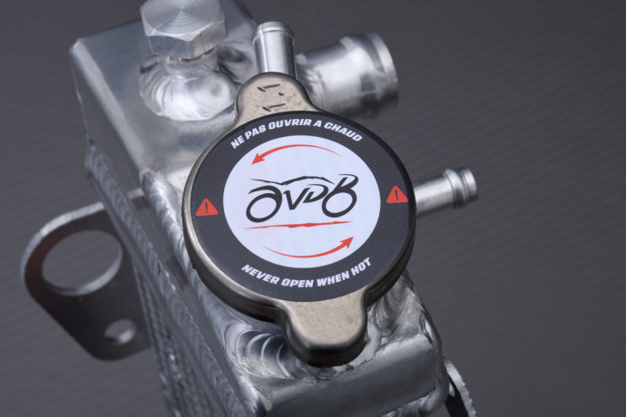 Paire de Radiateurs Eau Racing Renforcés AVDB BETA RR 125 LC 4T ENDURO / MOTARD / R 2013 - 2020