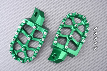 Repose-pieds Cross/Enduros en aluminium KAWASAKI KDX 200 / 220 / 250 1991 - 2006