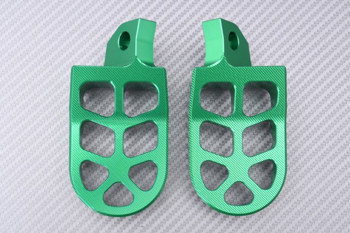 Pair of Dirtbike / Offroad aluminum footrests KAWASAKI KDX 200 / 220 / 250 1991 - 2006 Pair of Dirtbike / Offroad aluminum footrests KAWASAKI KDX 200 / 220 / 250 1991 - 2006