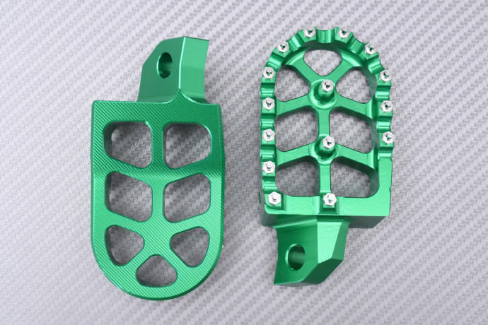 Cross- / Enduro-Fußrasten aus Aluminium KAWASAKI KDX 200 / 220 / 250 1991 - 2006