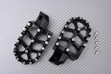 Repose-pieds Cross/Enduros en aluminium KAWASAKI KX 125 / 250 / 500 1988 - 2004