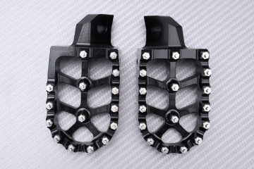 Pair of Dirtbike / Offroad aluminum footrests KAWASAKI KX 125 / 250 / 500 1988 - 2004 Pair of Dirtbike / Offroad aluminum footrests KAWASAKI KX 125 / 250 / 500 1988 - 2004