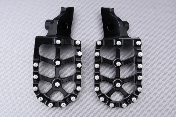 Repose-pieds Cross / Enduros en aluminium SUZUKI RMZ 250 / 450 2005 - 2009