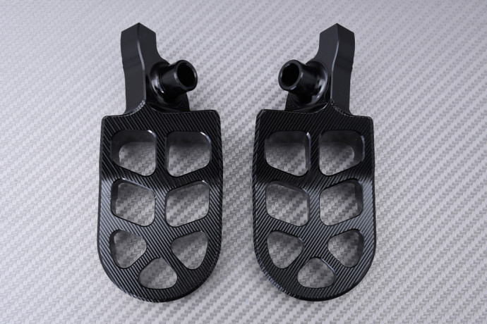 Repose-pieds Cross / Enduros en aluminium SUZUKI RMZ 250 / 450 2005 - 2009