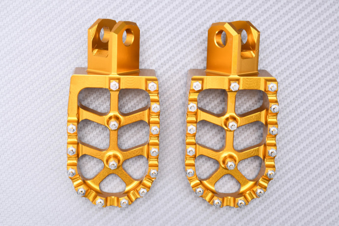 Poggiapiedi in alluminio Cross / Enduro SUZUKI DRZ 400 E / S / SM 2000 - 2024