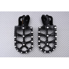 Repose-pieds Cross / Enduros en aluminium SUZUKI RMX / RMZ 250 / 450 2008 - 2024