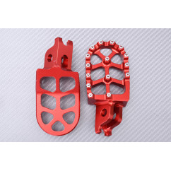 Poggiapiedi in alluminio Cross / Enduro HONDA CRF 250 / 450 X / RX 2004 - 2024