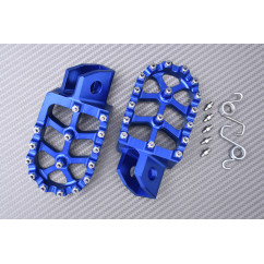 Poggiapiedi in alluminio Cross / Enduro YAMAHA YZ 80 / 125 / 250 / 500 1982 - 2001