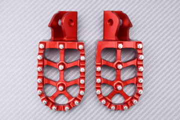 Pair of Dirtbike / Offroad aluminum footrests HONDA CRF 150 / 230 / 250 F 2003 - 2024 Pair of Dirtbike / Offroad aluminum footrests HONDA CRF 150 / 230 / 250 F 2003 - 2024