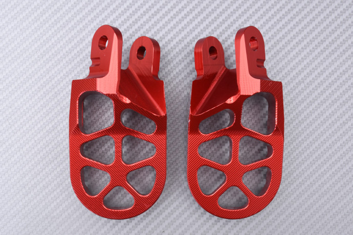 Repose-pieds Cross / Enduros en aluminium HONDA CR 80 / 85 R / RB 1996 - 2007 Repose-pieds Cross / Enduros en aluminium HONDA CR 80 / 85 R / RB 1996 - 2007