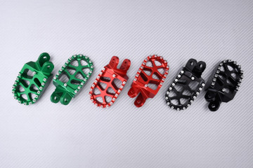 Repose-pieds Cross / Enduros en aluminium HONDA XR 230 / 250 / 400 / 600 / 650 R / L 1989 - 2024