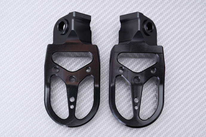 Poggiapiedi in alluminio Cross / Enduro KTM MXC / EXCF / EXC 125 / 200 / 250 / 300 / 350 / 380 2000 - 2016