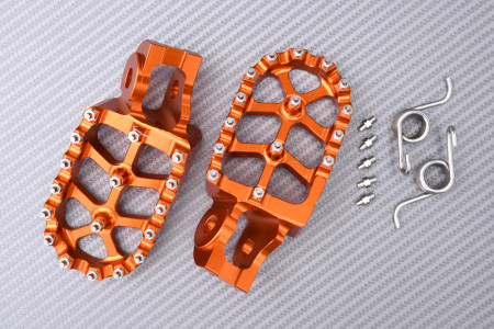 Reposapiés Cross / Enduro en aluminio KTM SXF / XCF / XCW / XC 300 / 350 / 450 / 500 2016 - 2023