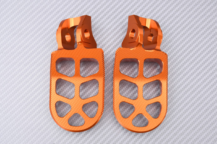 Poggiapiedi in alluminio Cross / Enduro KTM SMR / EXCF / EXC 150 / 250 / 300 / 350 / 450 / 500 2017 - 2023