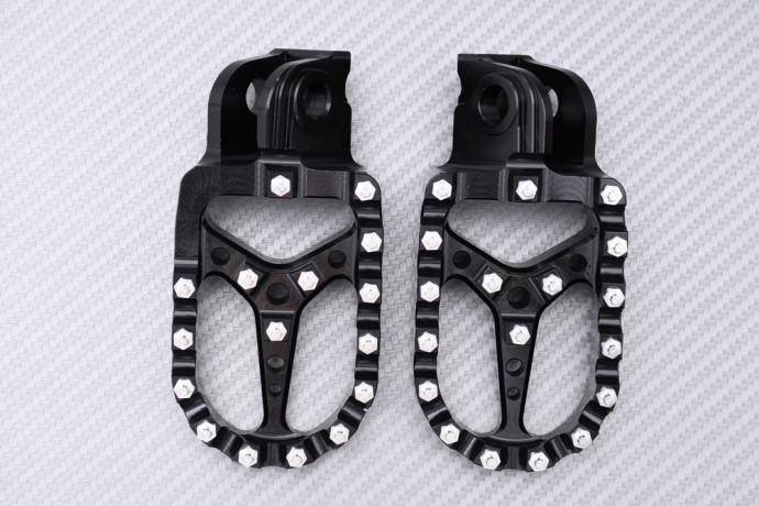 Repose-pieds Cross / Enduros en aluminium spécifique HUSQVARNA FC / FE 250 / 350 / 450 / 501 2014 - 2016 Repose-pieds Cross / Enduros en aluminium spécifique HUSQVARNA FC / FE 250 / 350 / 450 / 501 2014 - 2016