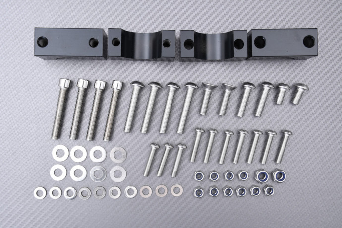 Barres de Protection Supérieures / Inférieures spécifiques KAWASAKI KLE VERSYS 650 2015 - 2021 Barres de Protection Supérieures / Inférieures spécifiques KAWASAKI KLE VERSYS 650 2015 - 2021