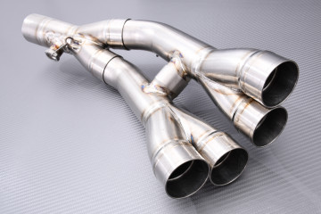 Tube intermédiaire / Mid Pipe INOX de ligne complète AKRAPOVIC L-Y6R6 YAMAHA YZF R6 2006 - 2020