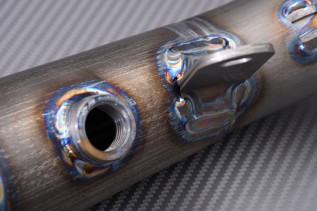 Tube intermédiaire / Mid Pipe TITANE de ligne complète AKRAPOVIC SGKA880701 KAWASAKI ZX6R / 636 2009 - 2018