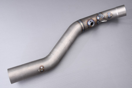 Tube intermédiaire / Mid Pipe TITANE de ligne complète AKRAPOVIC SGKA880701 KAWASAKI ZX6R / 636 2009 - 2018