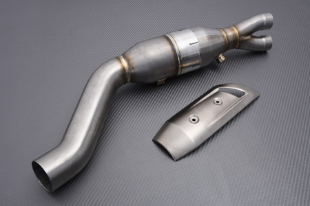 Tube intermédiaire / Mid Pipe INOX de ligne complète AKRAPOVIC C-Y5R2 YAMAHA TMAX 530 2017 - 2019