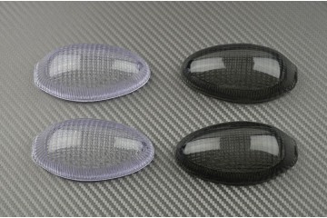 Pair of Front Turn Signals Lenses Ducati Monster