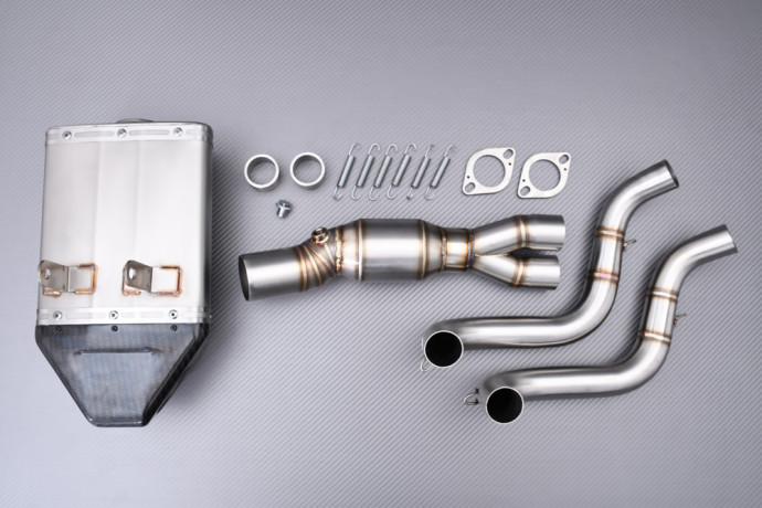 Línea completa / Sistema completo de escape KAWASAKI Z650 / NINJA 650 R 2020 - 2024 Línea completa / Sistema completo de escape KAWASAKI Z650 / NINJA 650 R 2020 - 2024