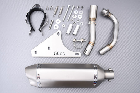 Línea completa / Sistema completo de escape ITALJET JETSET / TORPEDO 50 4T 2004 - 2006