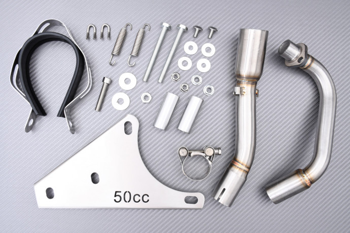 Línea completa / Sistema completo de escape VESPA ET4 / LX 50 / PRIMAVERA 4T 2000 - 2017