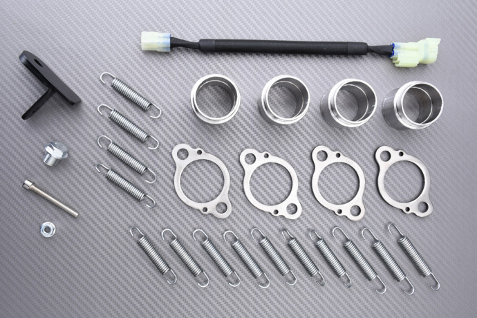 Línea completa / Sistema completo de escape KAWASAKI ZX25R / SE 2021 - 2024