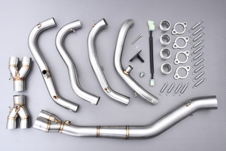 Línea completa / Sistema completo de escape KAWASAKI ZX25R / SE 2021 - 2024