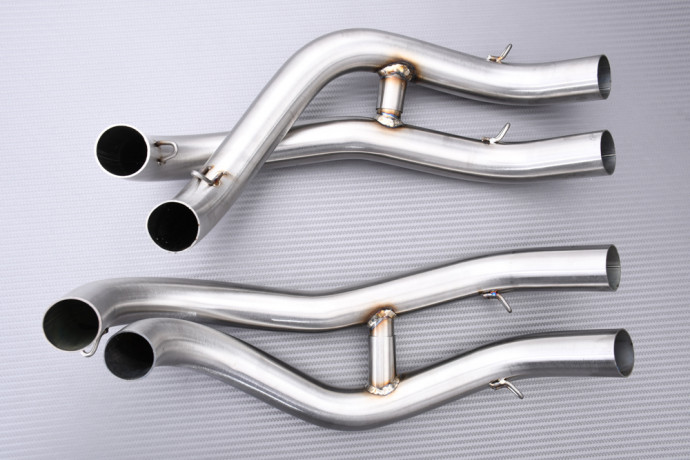 Línea completa / Sistema completo de escape KAWASAKI ZX25R / SE 2021 - 2024