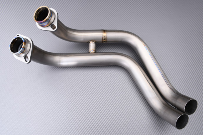 Línea completa / Sistema completo de escape TITANIO YAMAHA XTZ TENERE 700 2019 - 2021