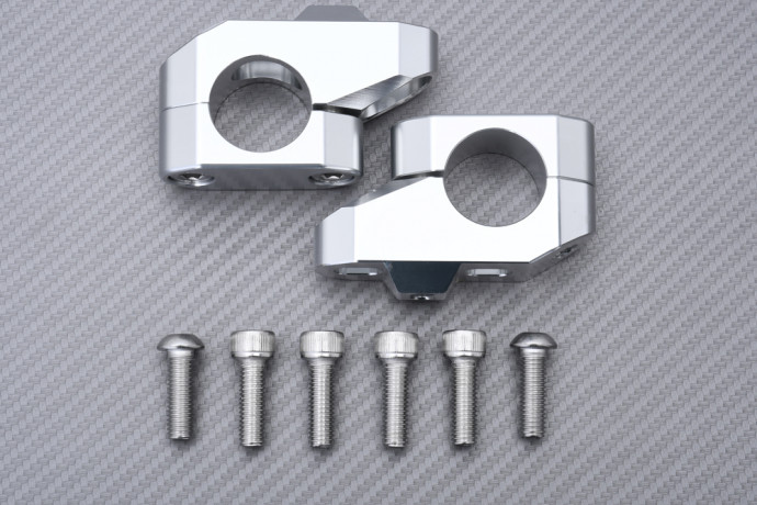 Paire de Rehausseurs universels Guidon 28 mm - DESIGN 4 Paire de Rehausseurs universels Guidon 28 mm - DESIGN 4