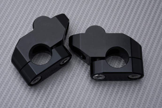 Pair of Universal Risers for 22 mm Handlebars - DESIGN 4 Pair of Universal Risers for 22 mm Handlebars - DESIGN 4
